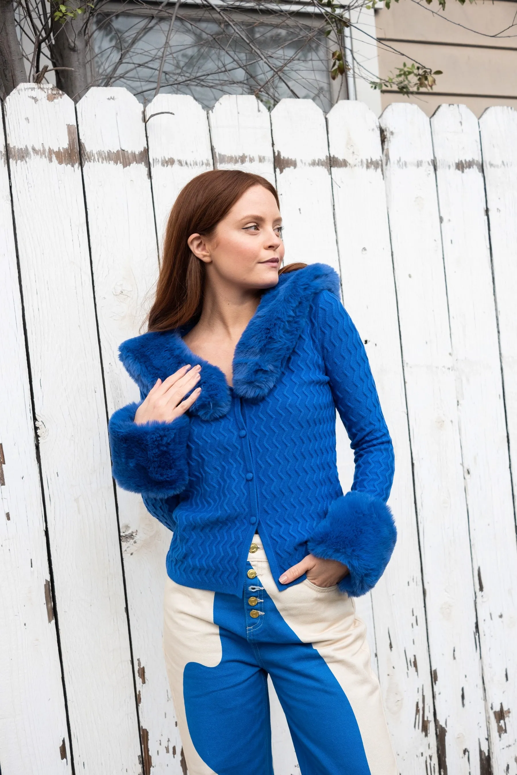 Midnight Swirl Peggy Cardigan
