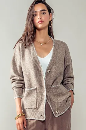 Mocha Knit Cardigan