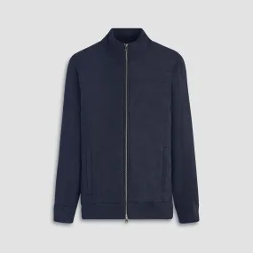 Mock Neck Zip Cardigan