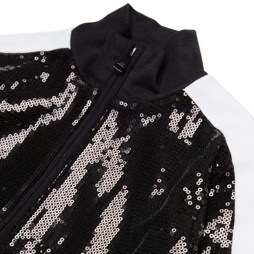 N°21 Kids Sequin Track Jacket
