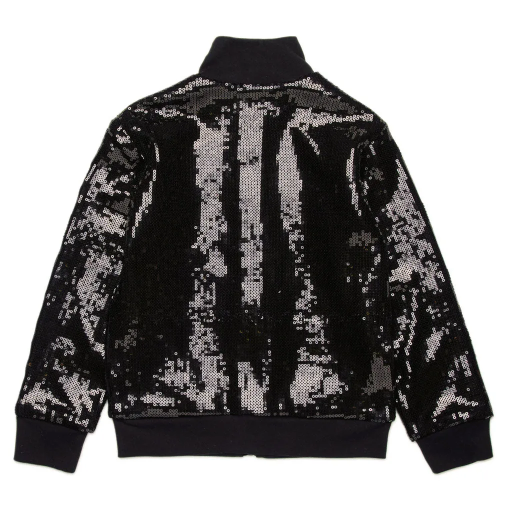 N°21 Kids Sequin Track Jacket