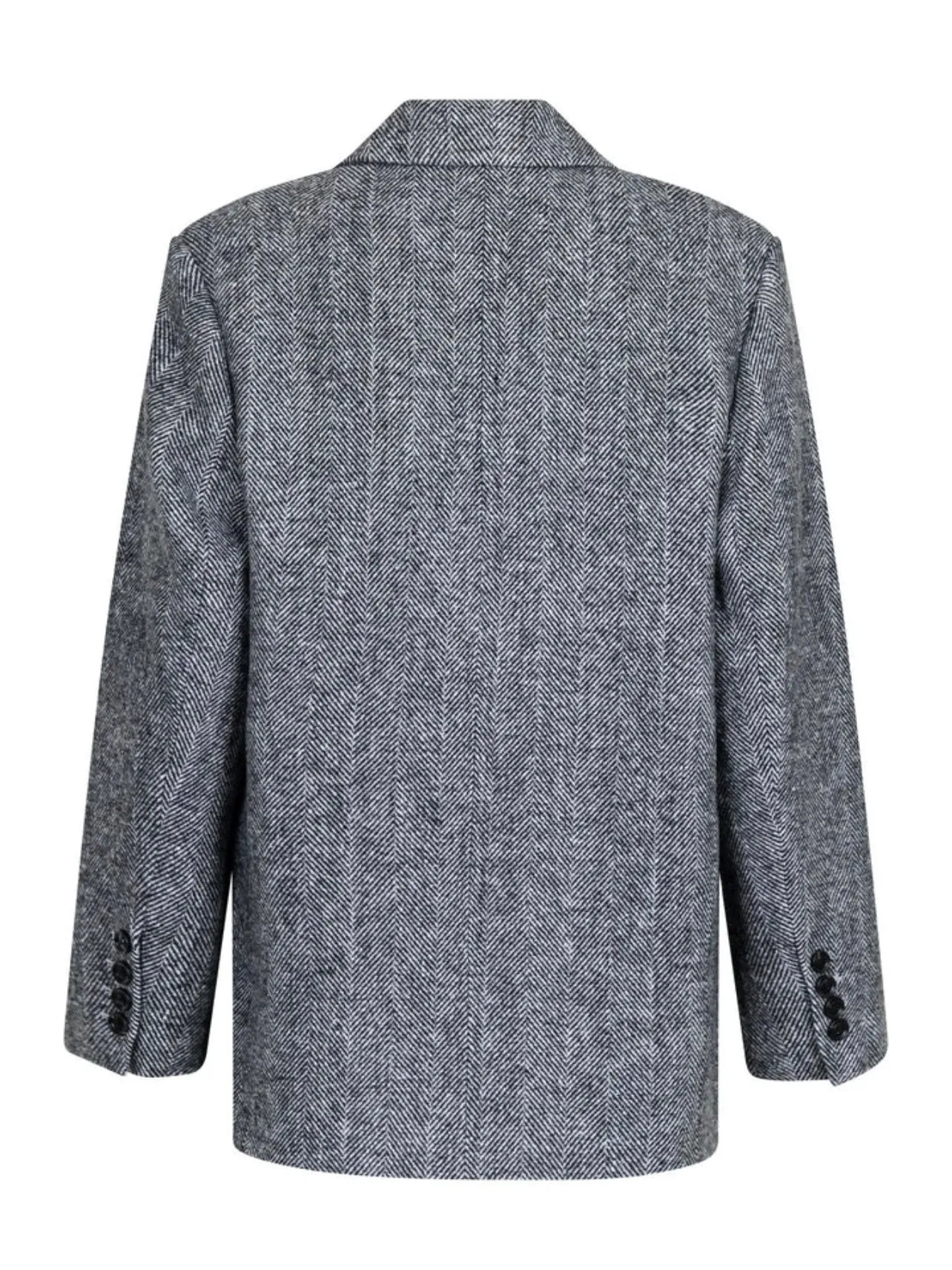 NEO NOIR GABY HERRINGBONE BLAZER BLACK
