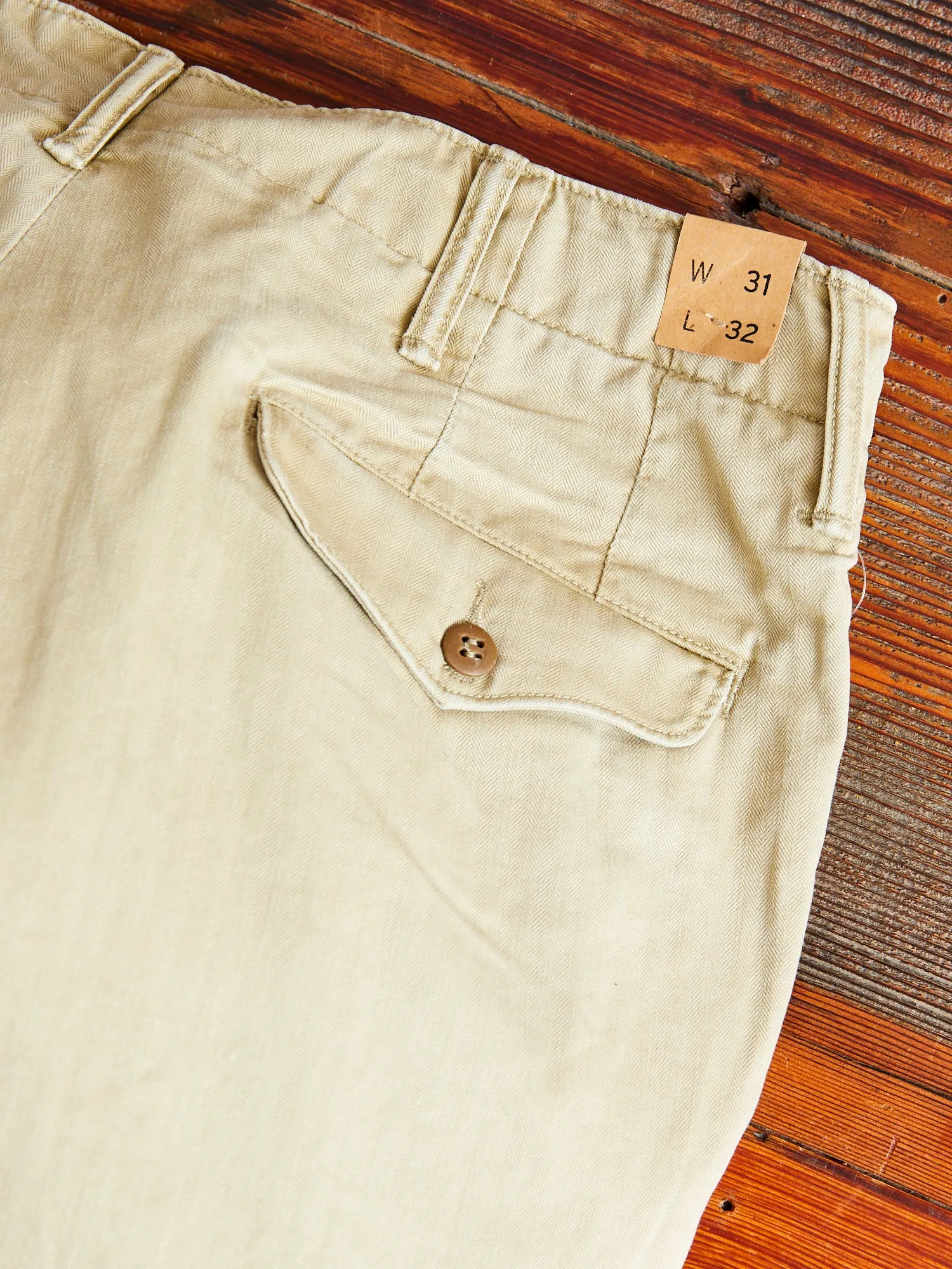 Officer Chino Pants in Vintage Khaki