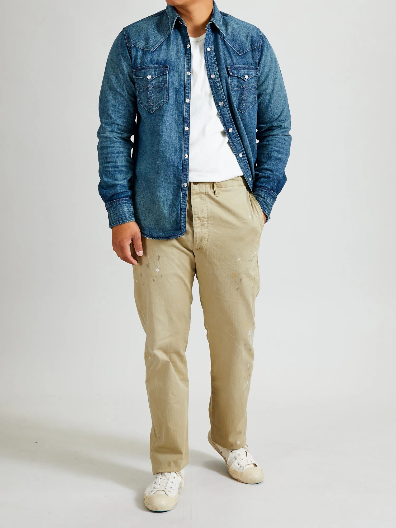 Officer Chino Pants in Vintage Khaki