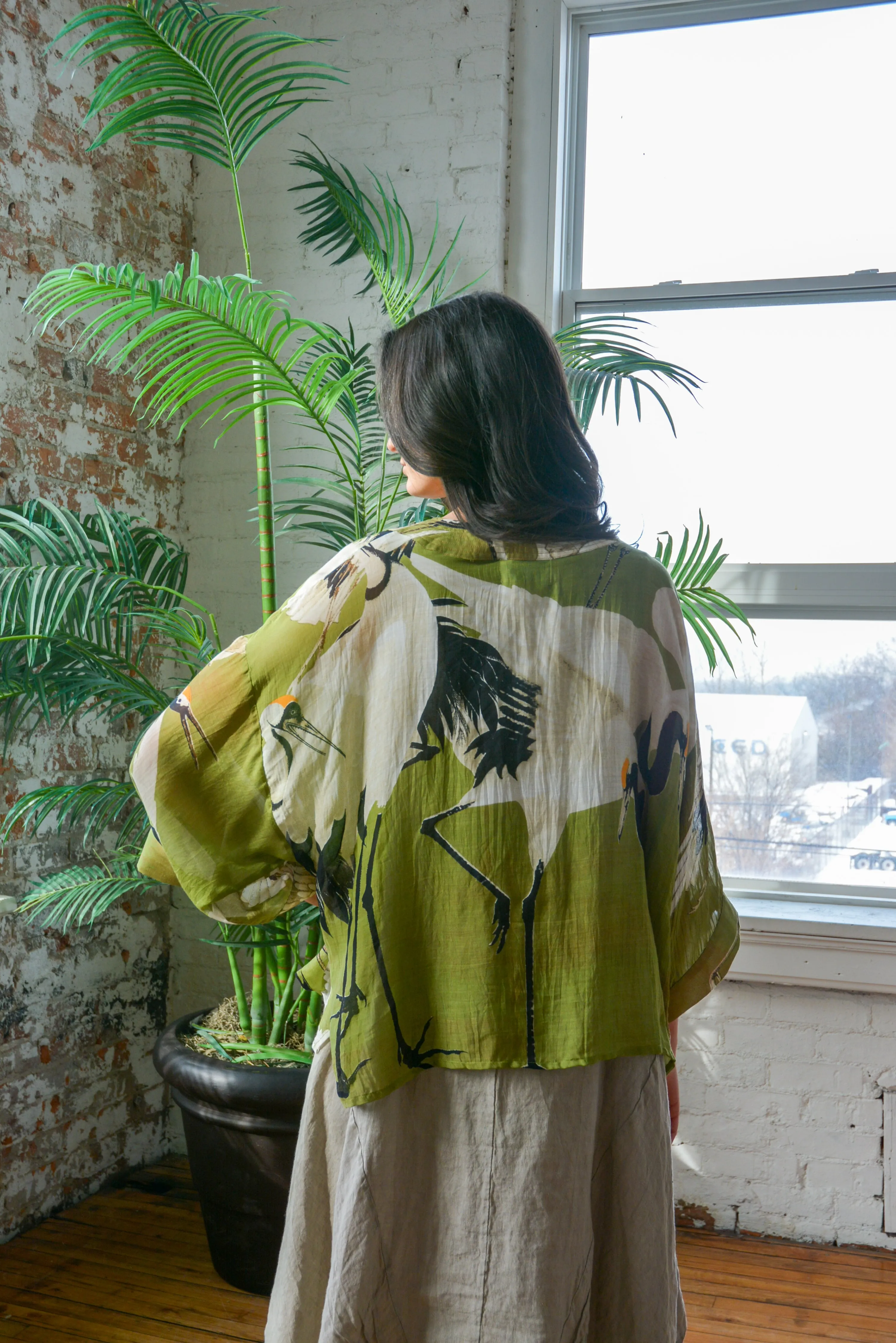 Oiseau Short Kimono