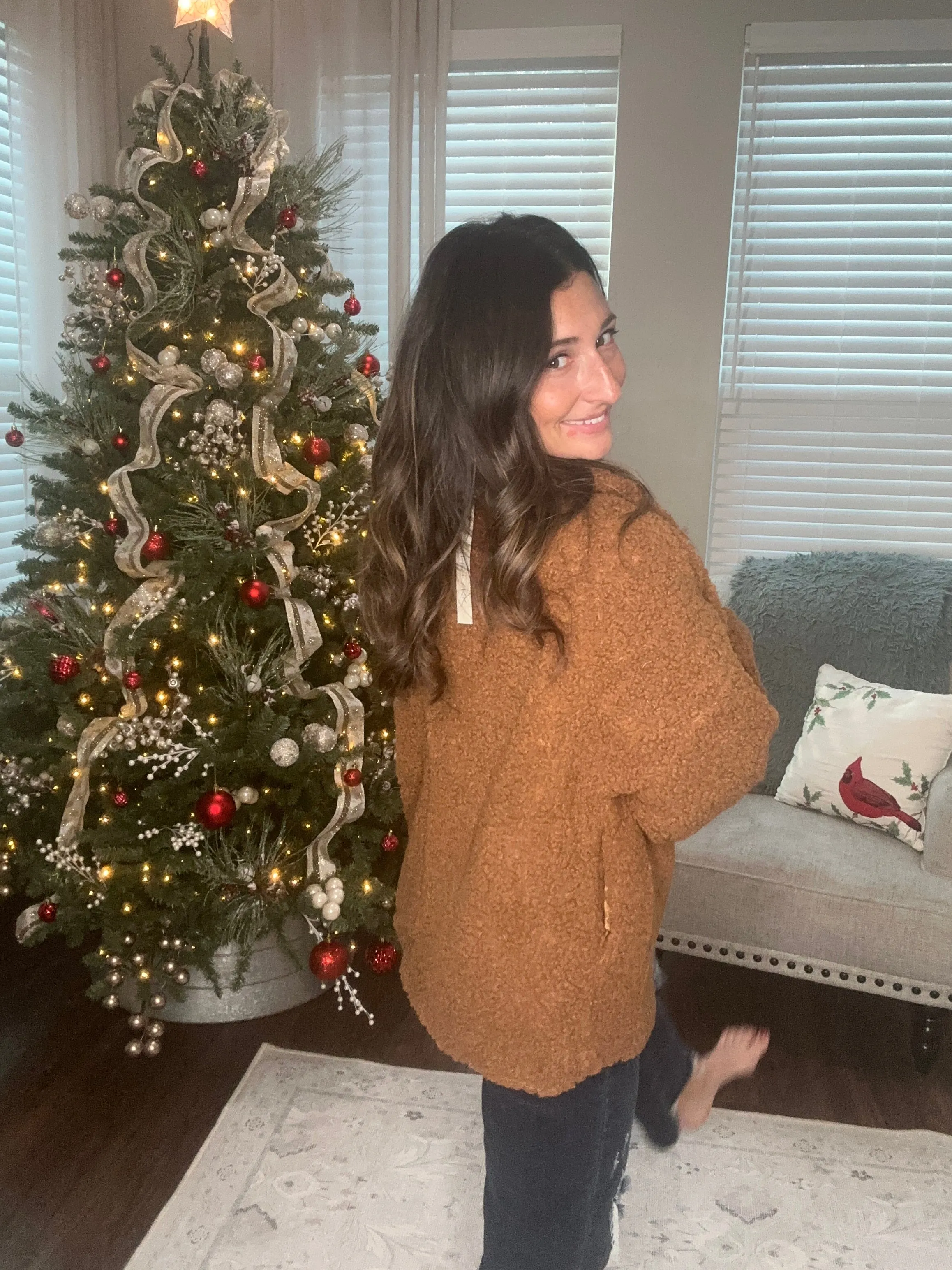 Oversized Teddy Coat