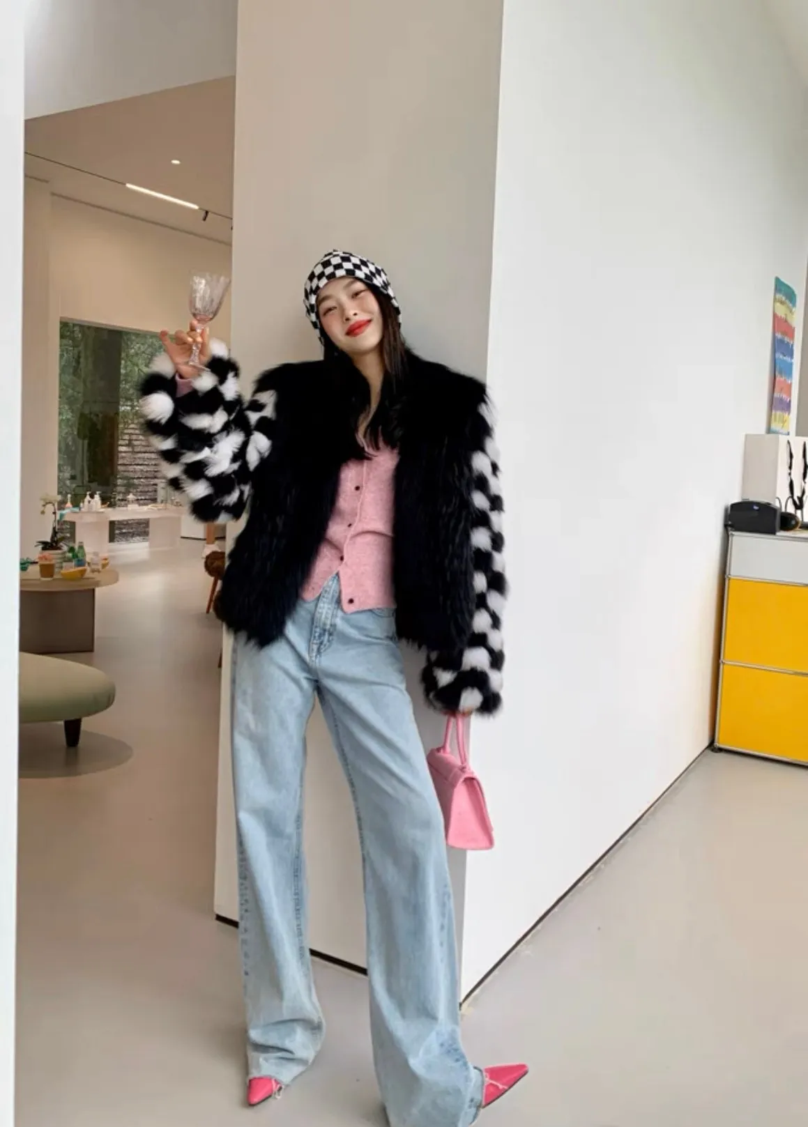 Pankh Boxer Fur Coat