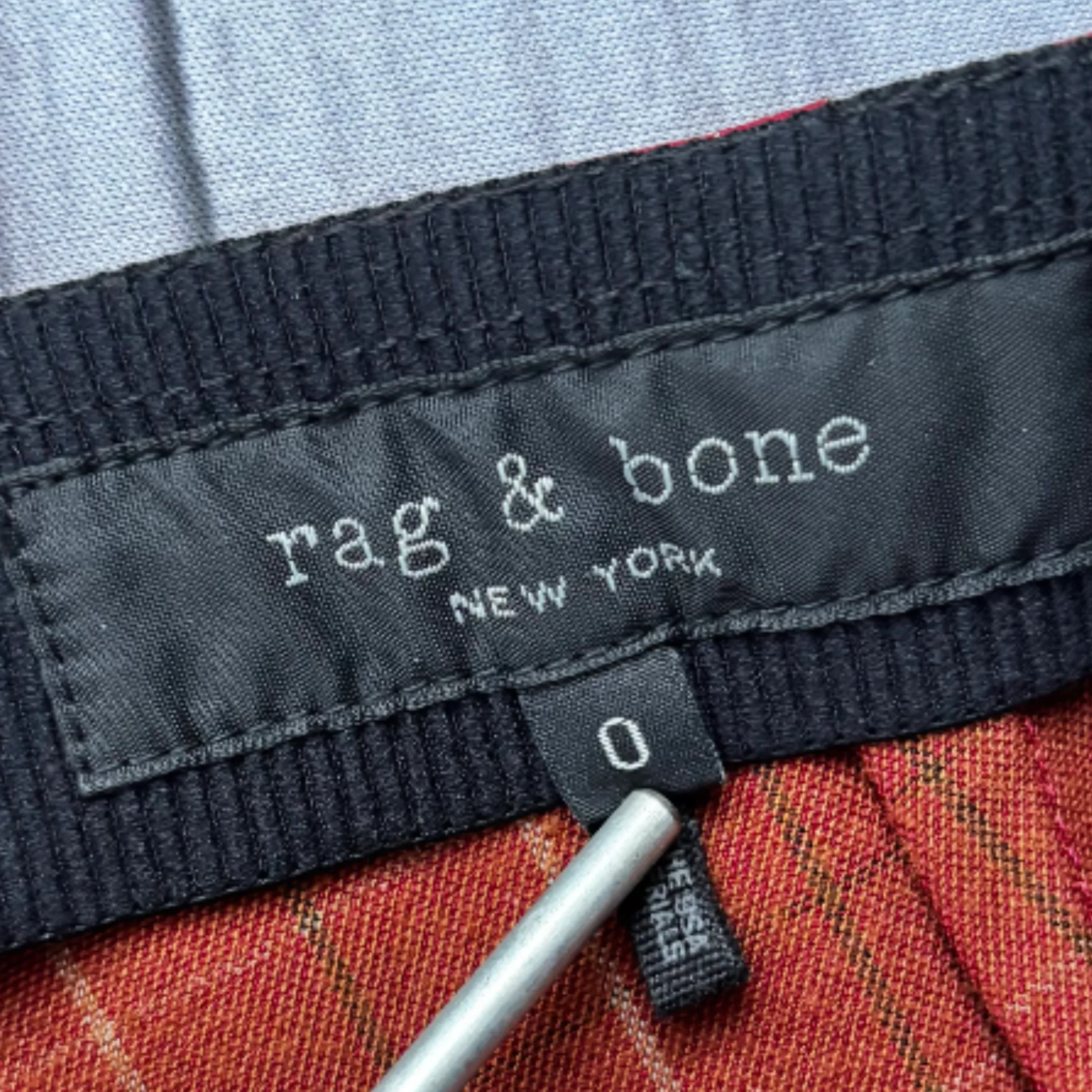 Pants Dress By Rag And Bone In Black & Red, Size: 0