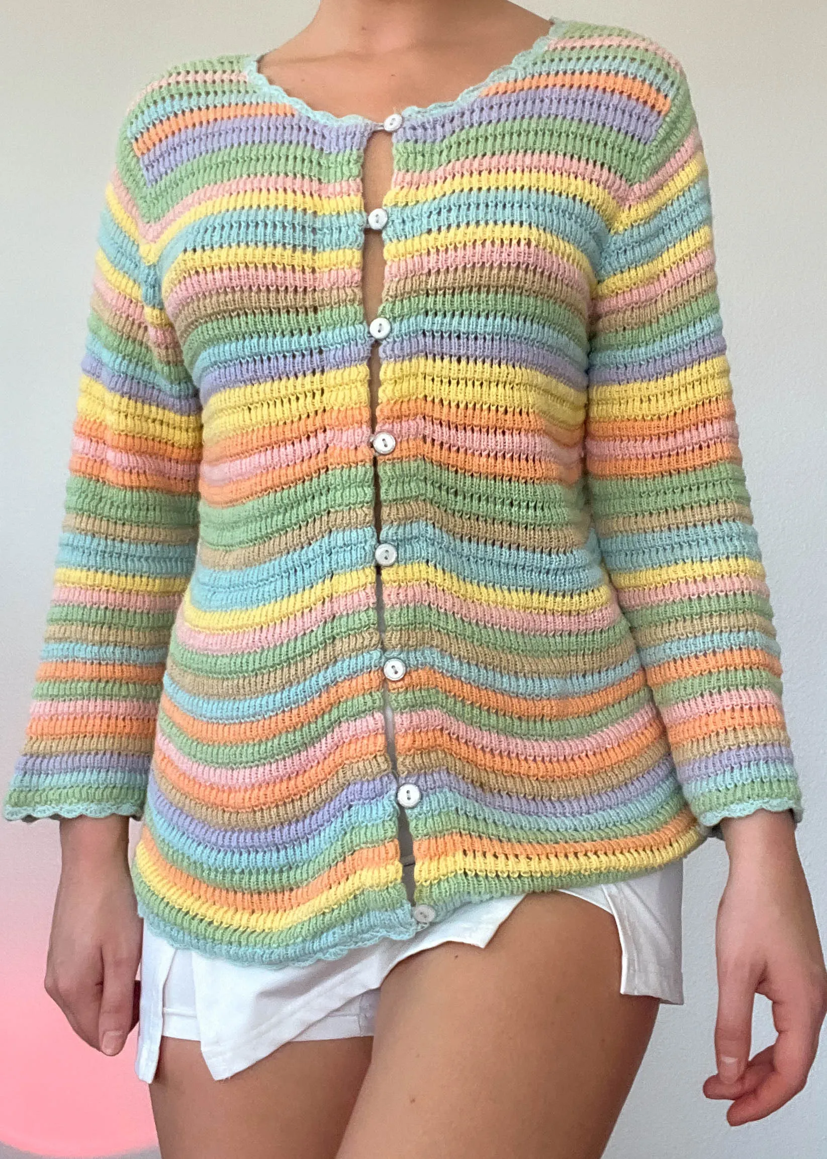 Pastel Rainbow Knit (S-M)