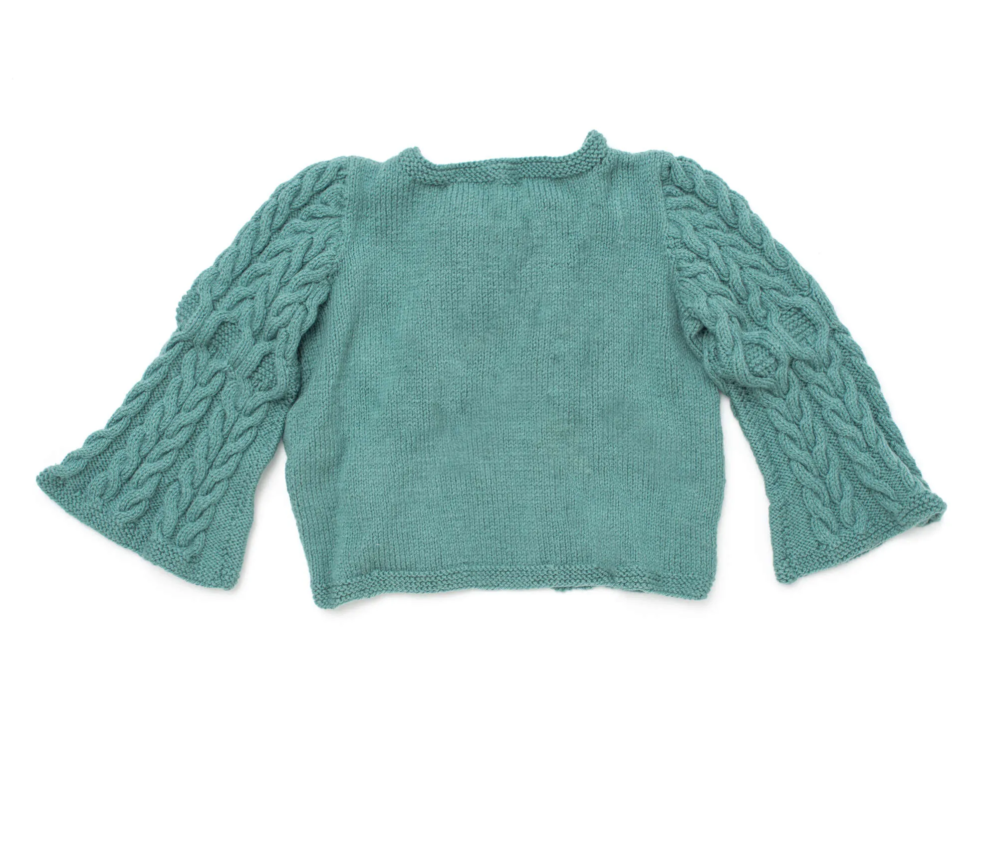 Patons Diagonal Cables Knit Cardigan