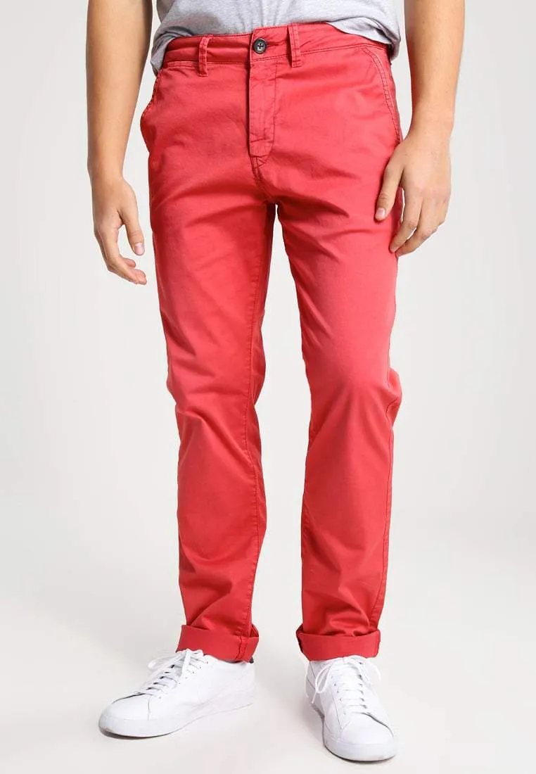 Pepe Sloane Men's Chino - Cedar Wood Red
