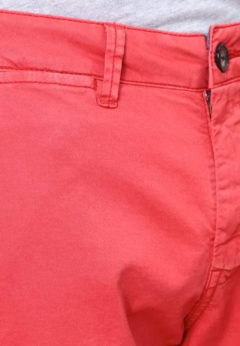 Pepe Sloane Men's Chino - Cedar Wood Red