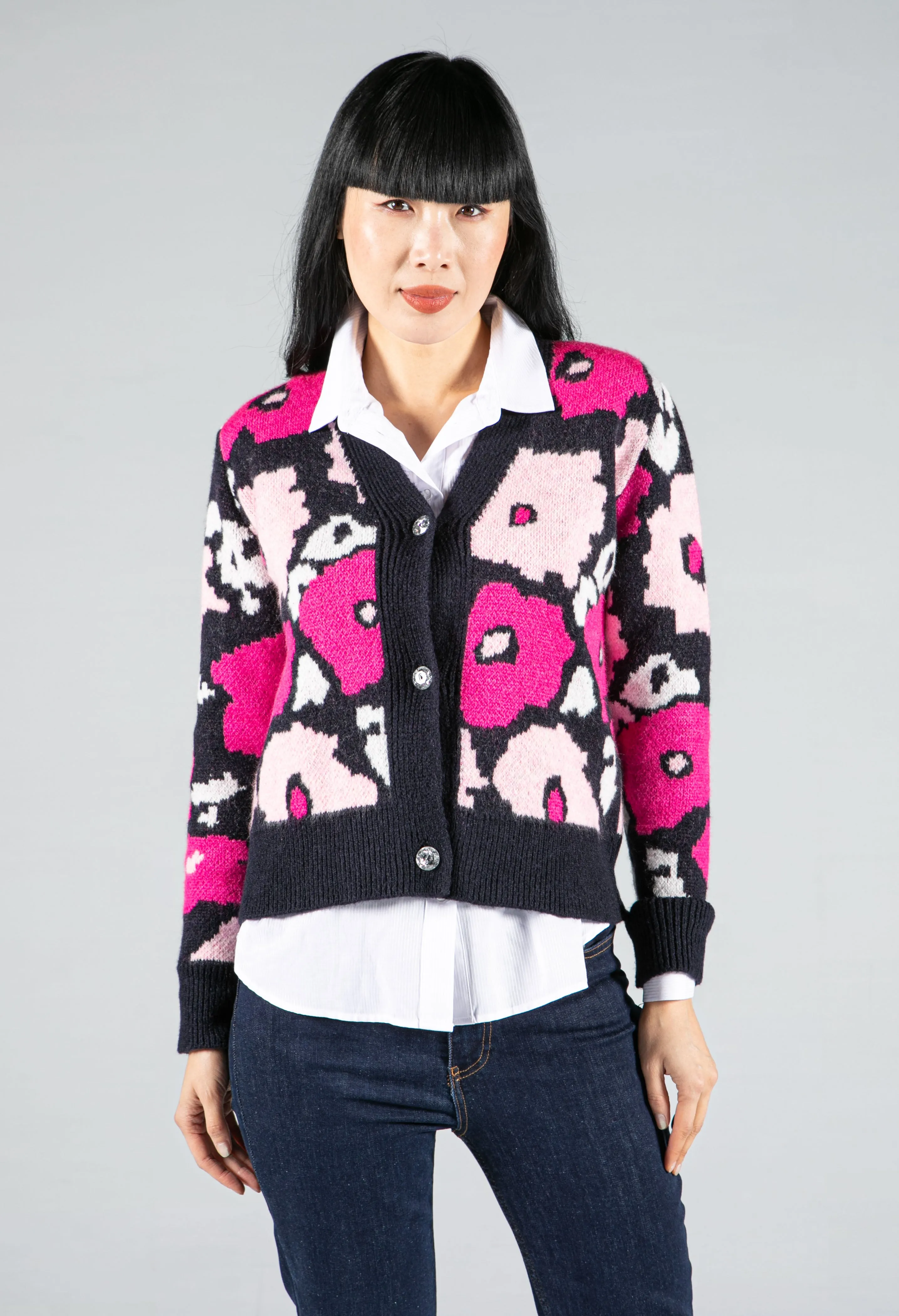Poppy Design Short Cardigan