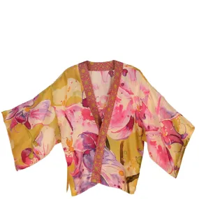 Powder Orchid Kimono - Mustard