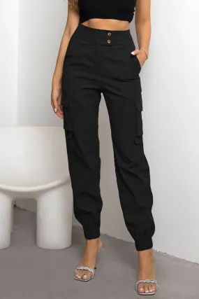 PRE-ORDER: High Waist Cargo Pants