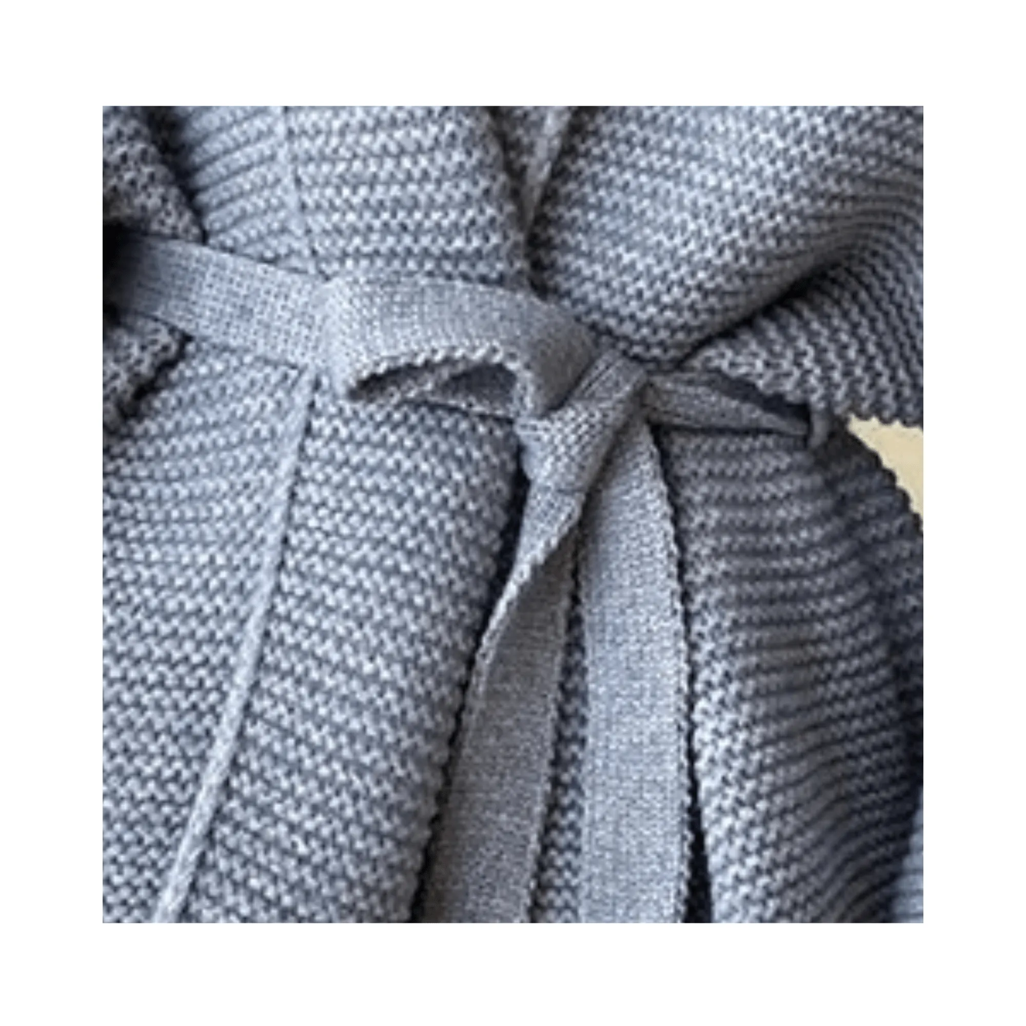 Pre Order:  Tie Waist Knitted Loose Cardigan