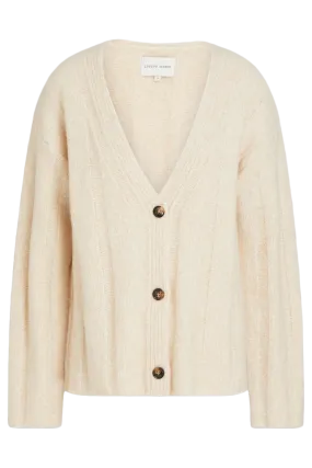 Ribbed Bouclé-knit Cashmere-blend Cardigan