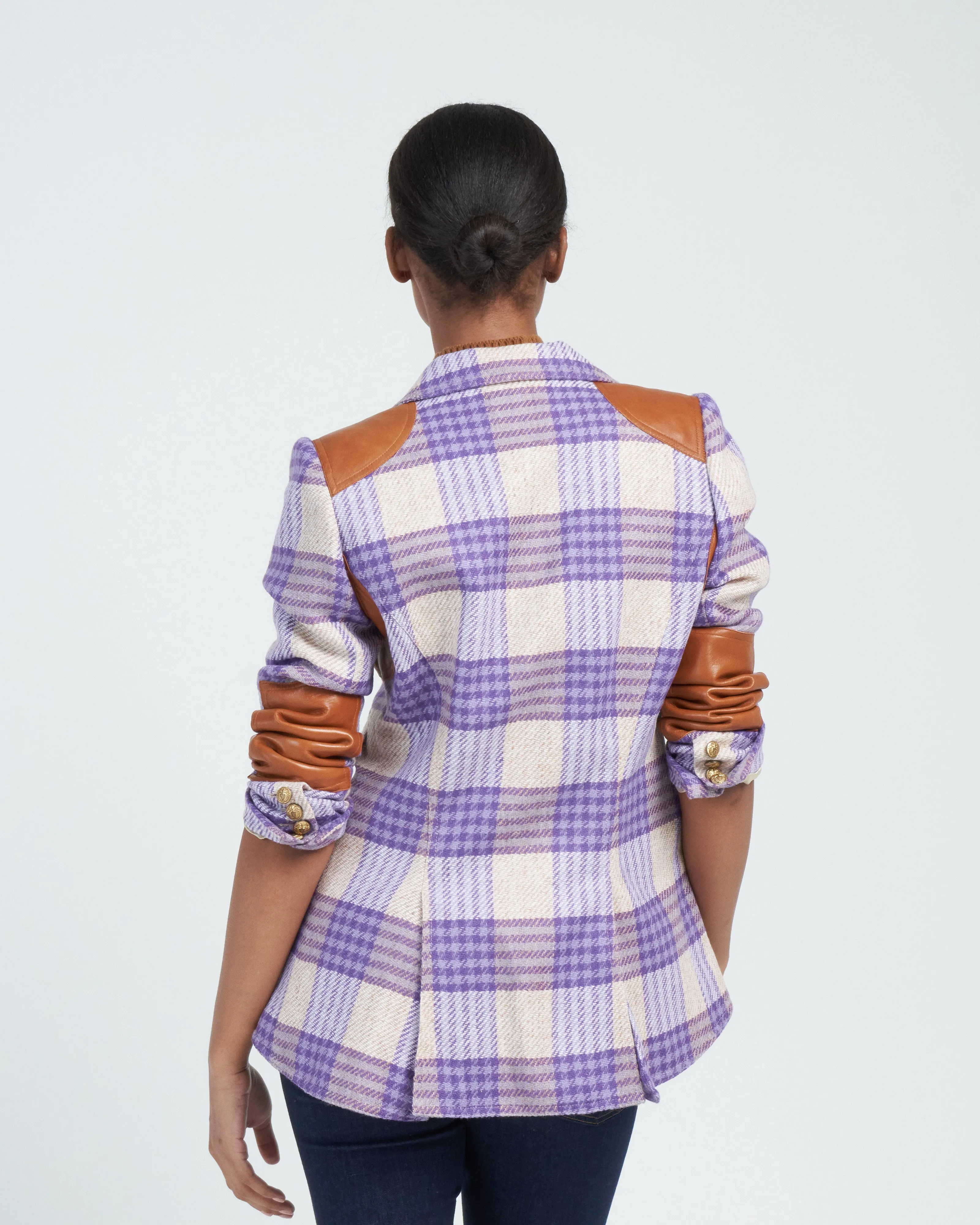 rifle-patch equestrian blazer