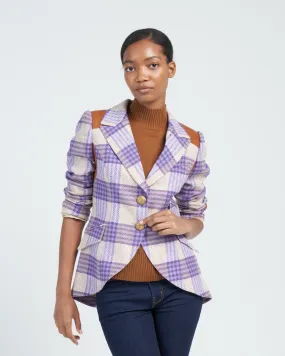 rifle-patch equestrian blazer