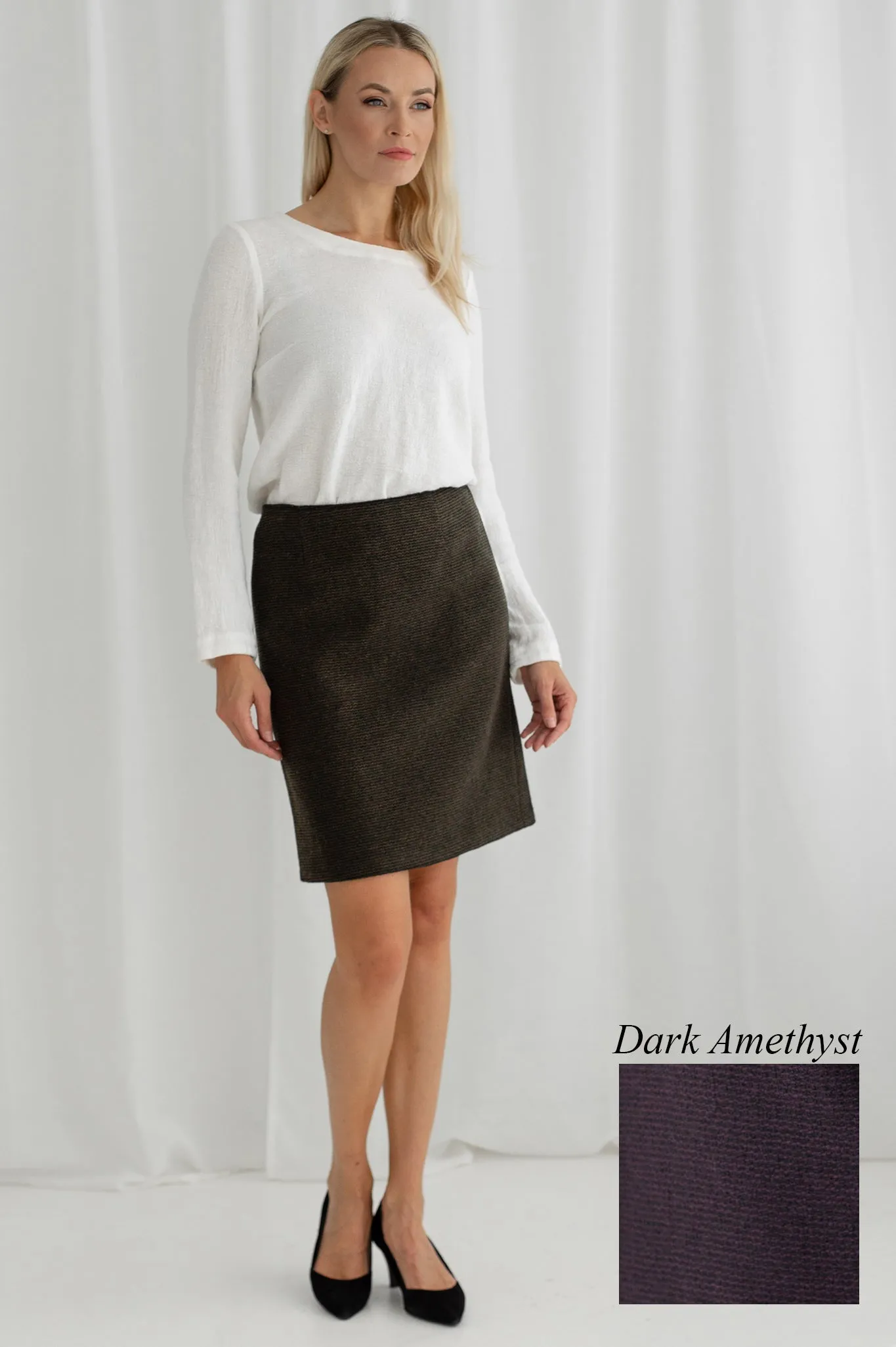 Short wool skirt Nina