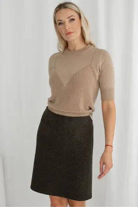 Short wool skirt Nina