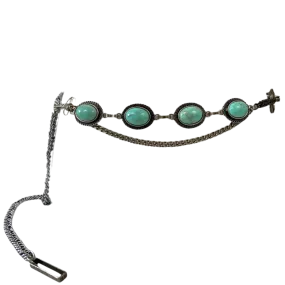 Silver Turquoise Chain Waist Belt