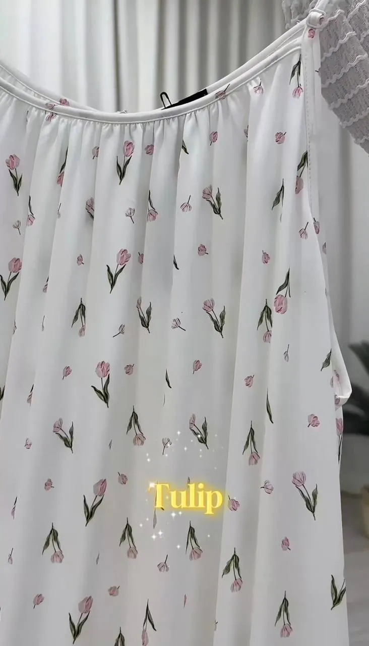 Slip On Printed Dress Adjustable Strap