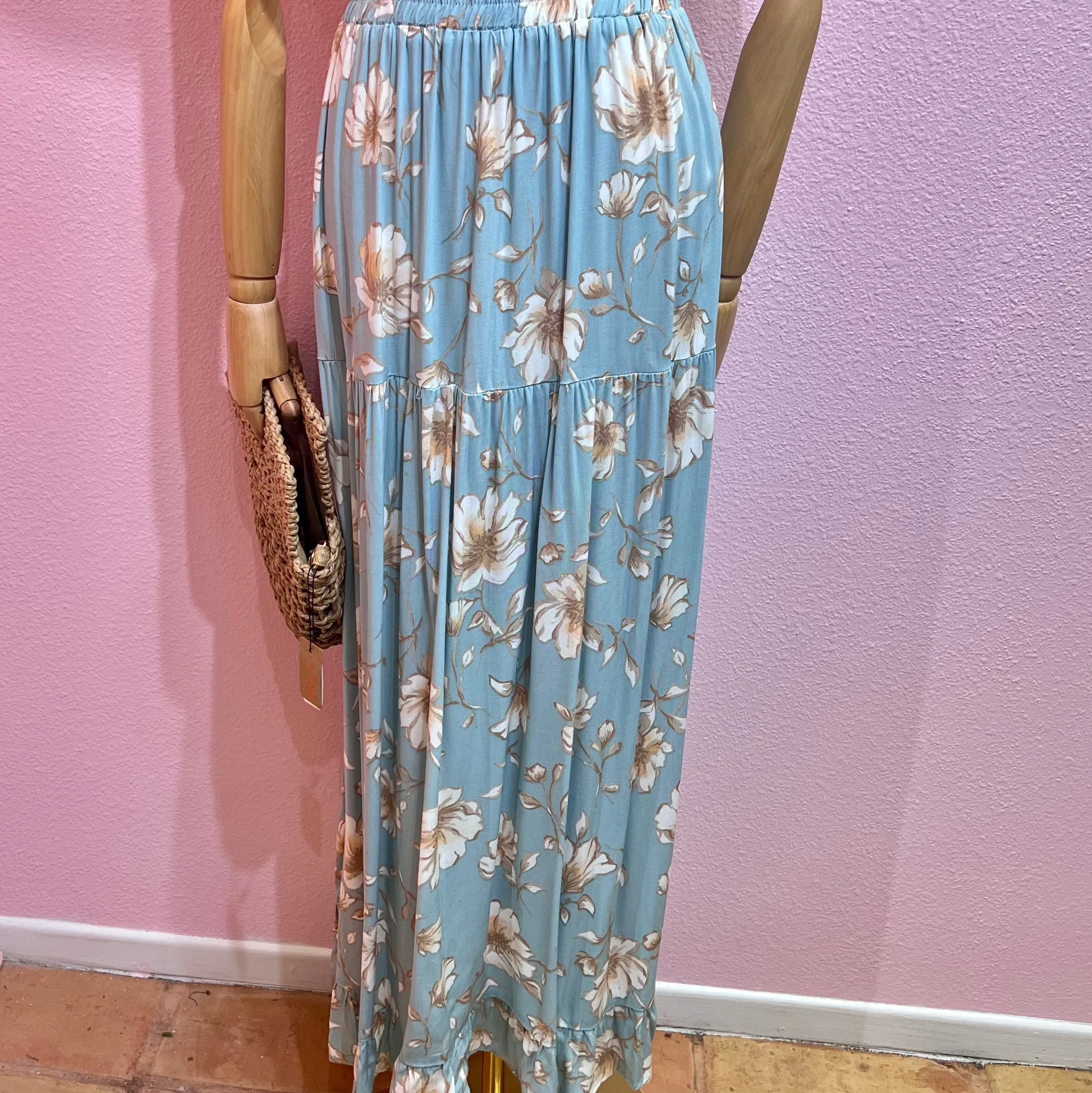 Sofia Averie Sage Floral Skirt