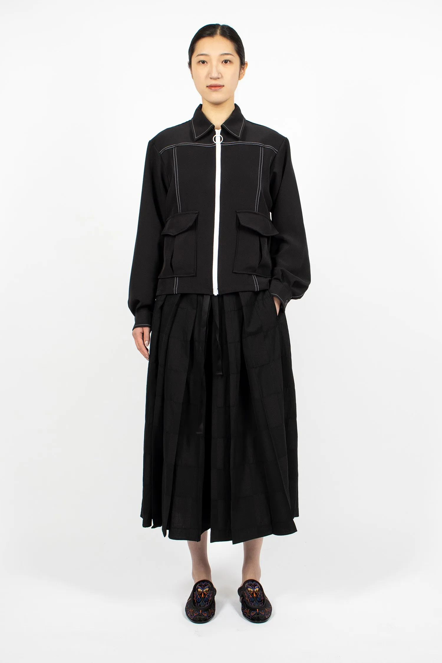 Stitched Sport Jacket Black