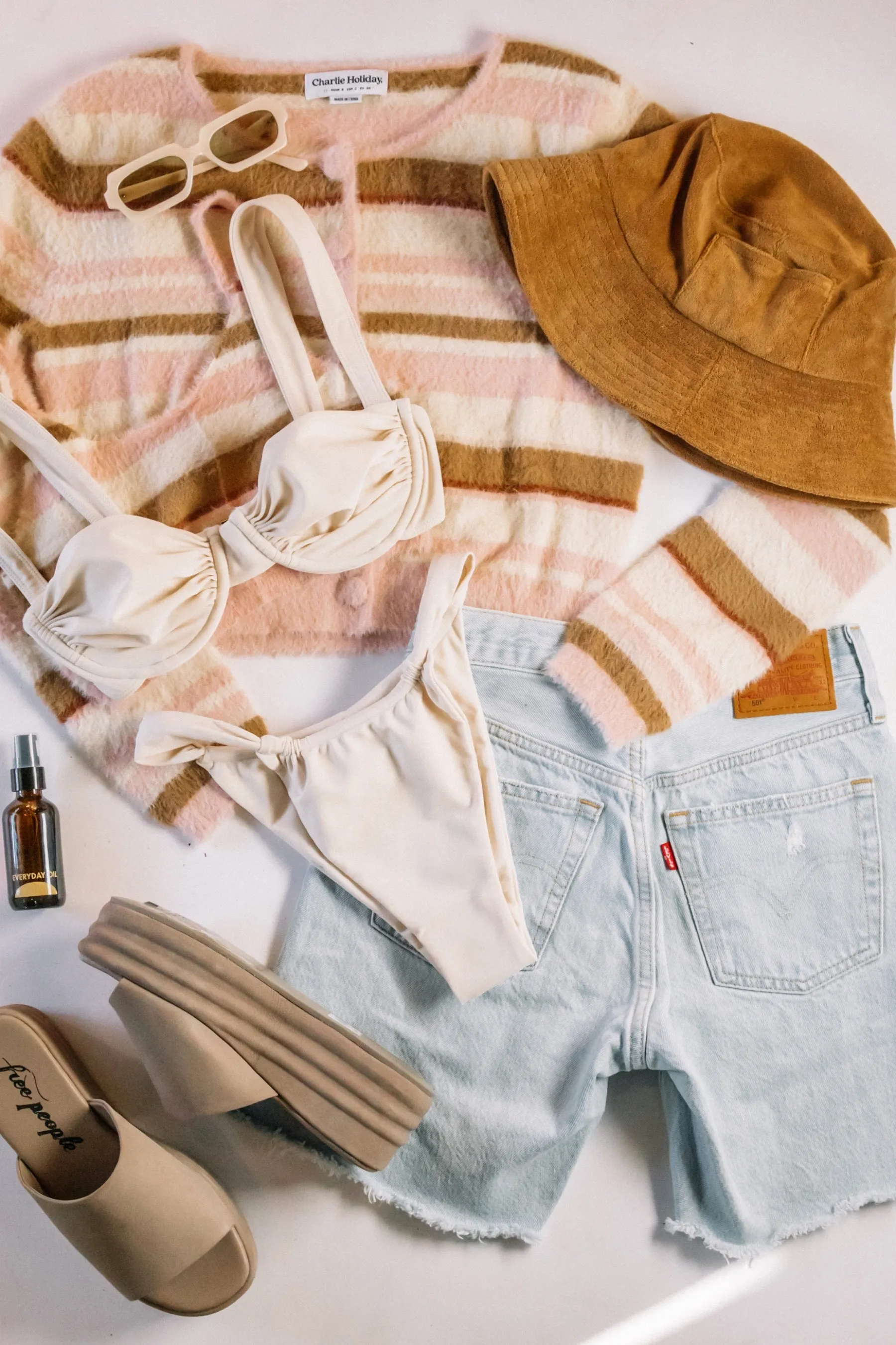 Stripe Marvin Cardigan Set