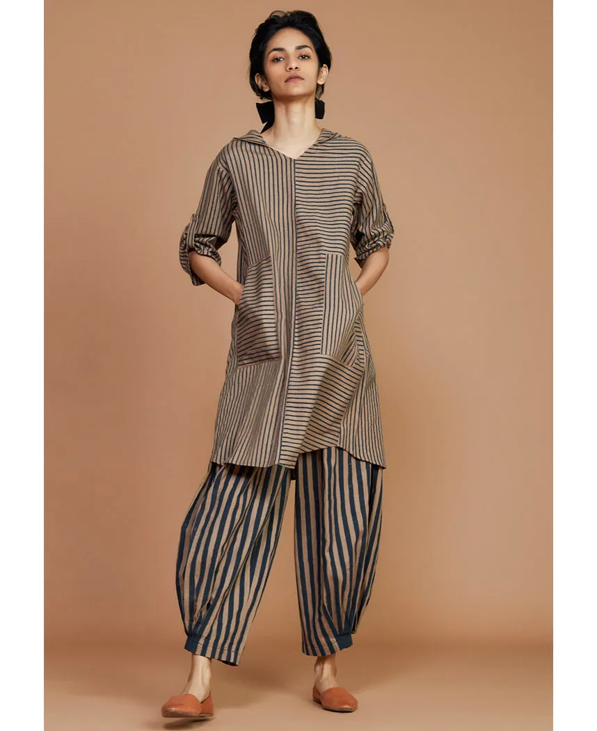 Striped Hooded Set