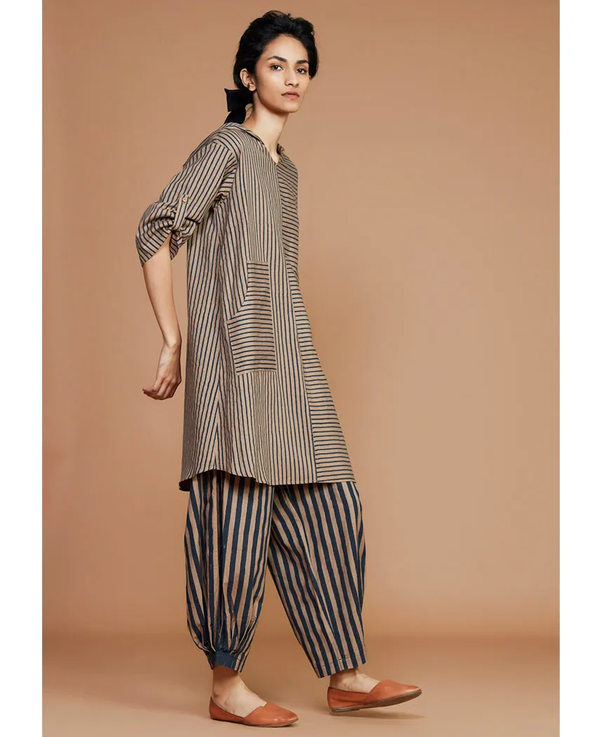 Striped Hooded Set