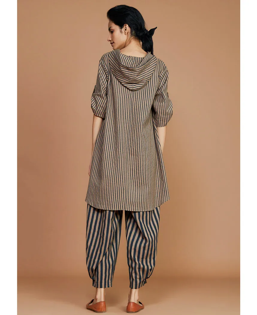Striped Hooded Set