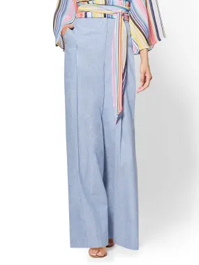Tall High-Waist Pleated Palazzo Pant - 7th Avenue