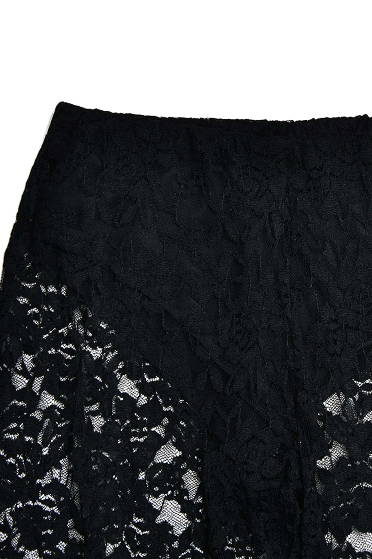 TastyHottie - High Waist Patchwork Lace Hollow Out Long Pants