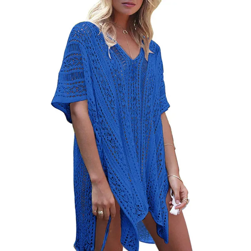 TAVIMART  -  Elegant Cardigan for Women Streetwear Korean Fashion Casual Cardigan Hollowing Out 2024 New Spring Summer Sunscreen Swimsuit