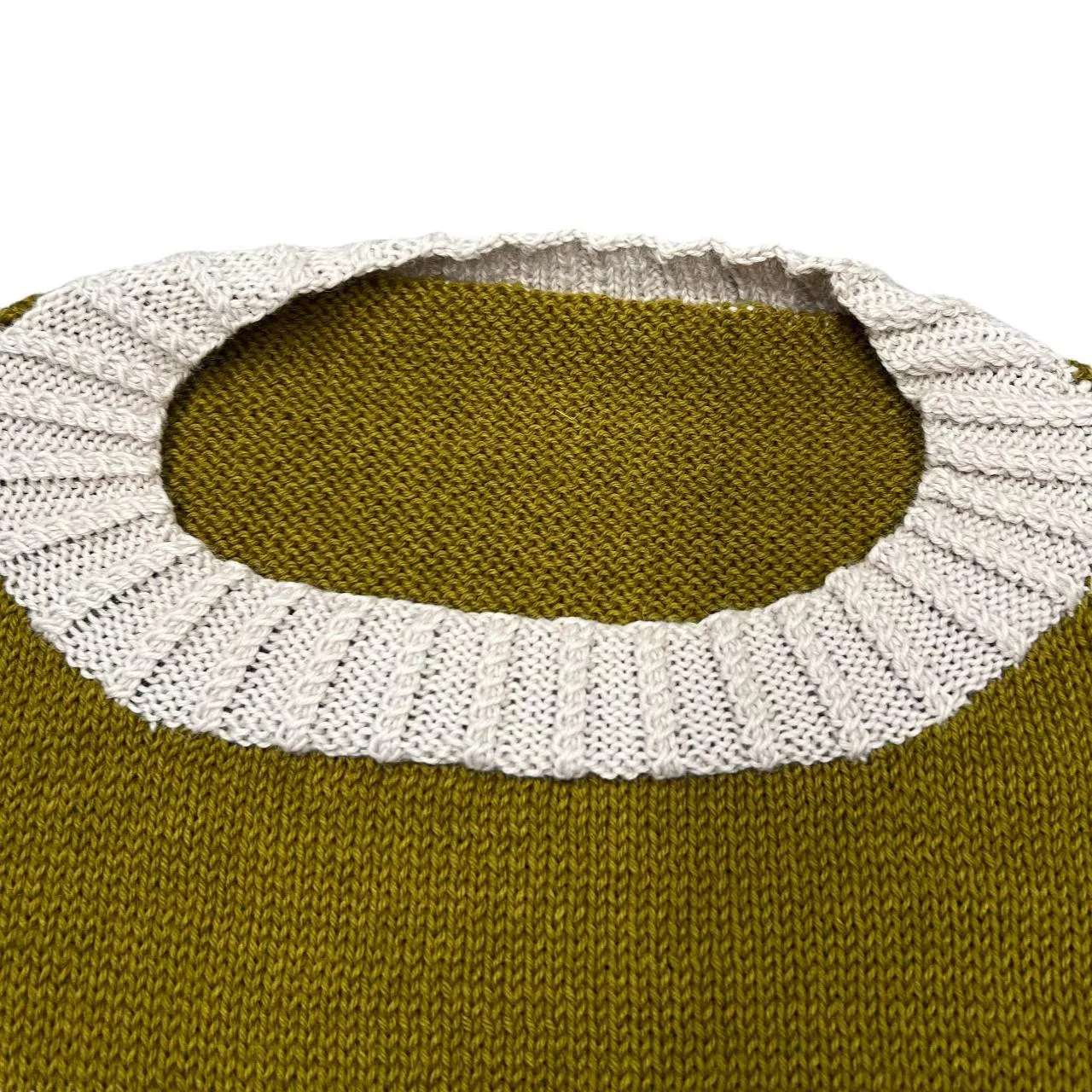 Vintage 90's Abstract Patterned Knit Crewneck Sweater Jumper