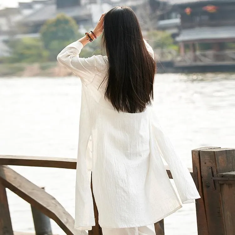 Zen Long Cotton Cardigan  | Zen